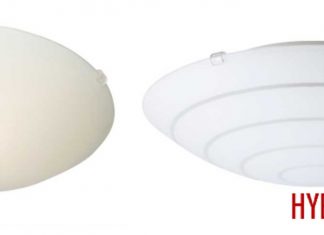 Ikea richiama anche in Italia i lampadari Hyby e Lock e Rinna