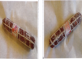 Ritirato un lotto del salame Norcia Lanzi per presenza di plastica