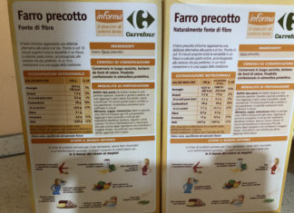 Due scatole, stesso prodotto Carrefour. Perché cambiano le tabelle nutrizionali?