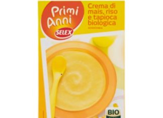 Soia non dichiarata, richiamati due lotti di crema mais e tapioca Selex SOIA