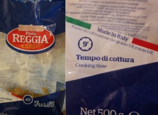 Origine del grano e made in Italy: “Pasta Reggia, è corretta l’etichetta?”