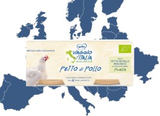 Da dove viene il pollo dell’omogeneizzato bio Mellin? L’etichetta fa perdere la bussola