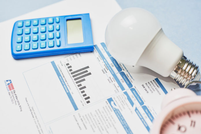 Monthly utility bills PUN