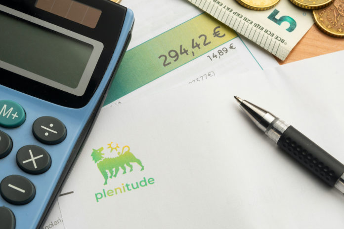 Plenitude bill for the supply of methane gas plenitude