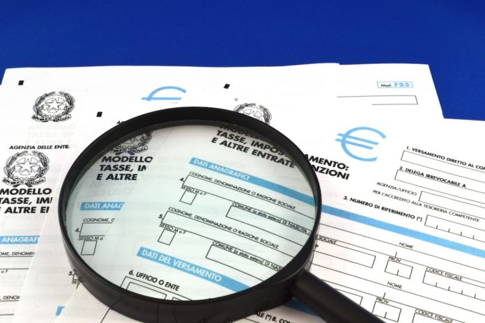Modello F23 pagamento delle imposte ritenuta d'acconto