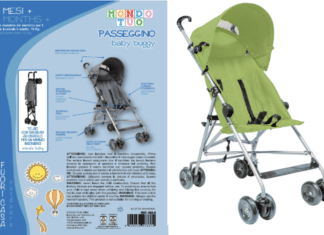 Coop: richiamato passeggino Mondo Tuo per una non conformità COOP PASSEGGINO