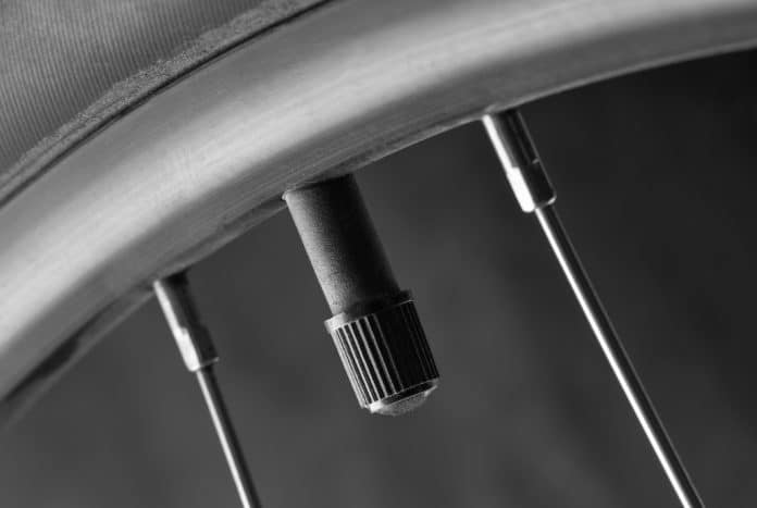 Valve of a bicycle wheel pirelli