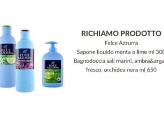 Felce azzurra, maxi richiamo di saponi per impurità microbiologica