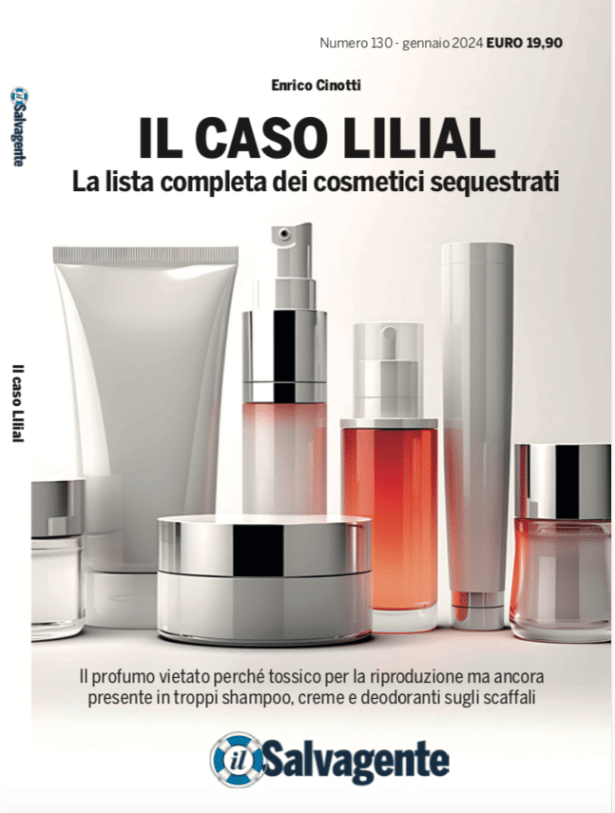 IL CASO LILIAL - La lista completa dei cosmetici sequestrati