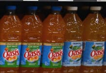 Olio di palma nel succo di frutta Oasis, a cosa serve?