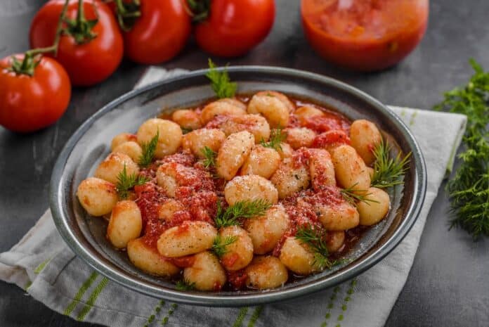 Gnocchi tomato sauce herbs GNOCCHI