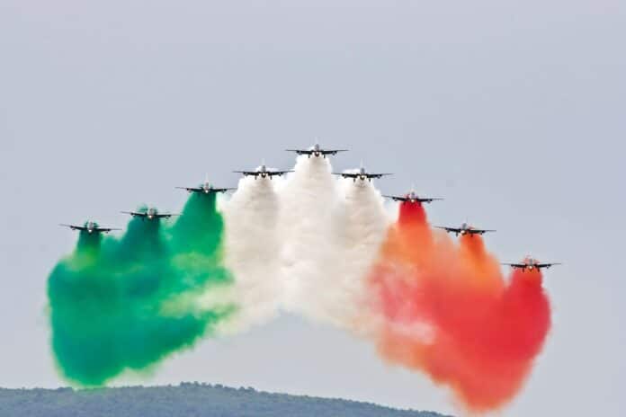 Airforce aerobatics RYANAIR
