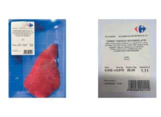 Carrefour richiama tonno a pinne gialle decongelato per istamina CARREFOUR TONNO ISTAMINA