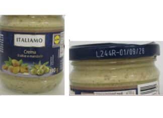 Botulino: Lidl richiama la Crema di olive e mandorle Italiamo