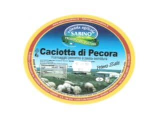 Richiamata caciotta di pecora primo sale Sabino per listeria